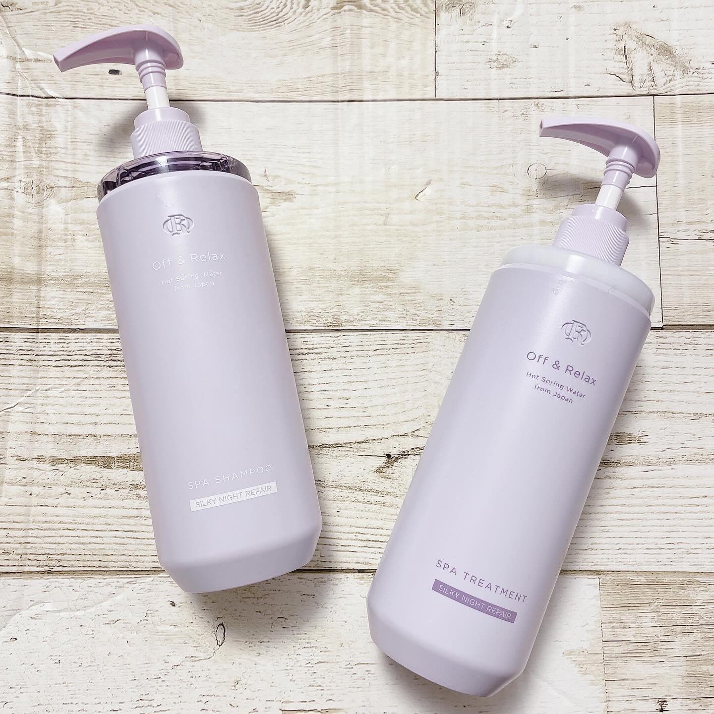 ＯＲ スパ・シャンプー／ヘアトリートメント シルキーナイトリペア/Off&Relax/市販シャンプーを使ったクチコミ（1枚目）