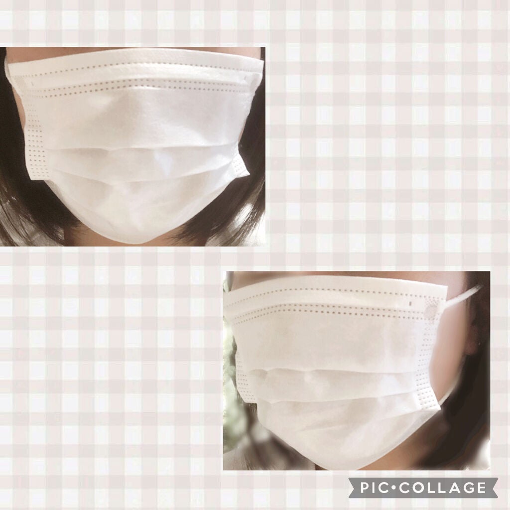 不織布マスク/DAISO/マスクを使ったクチコミ(4枚目)