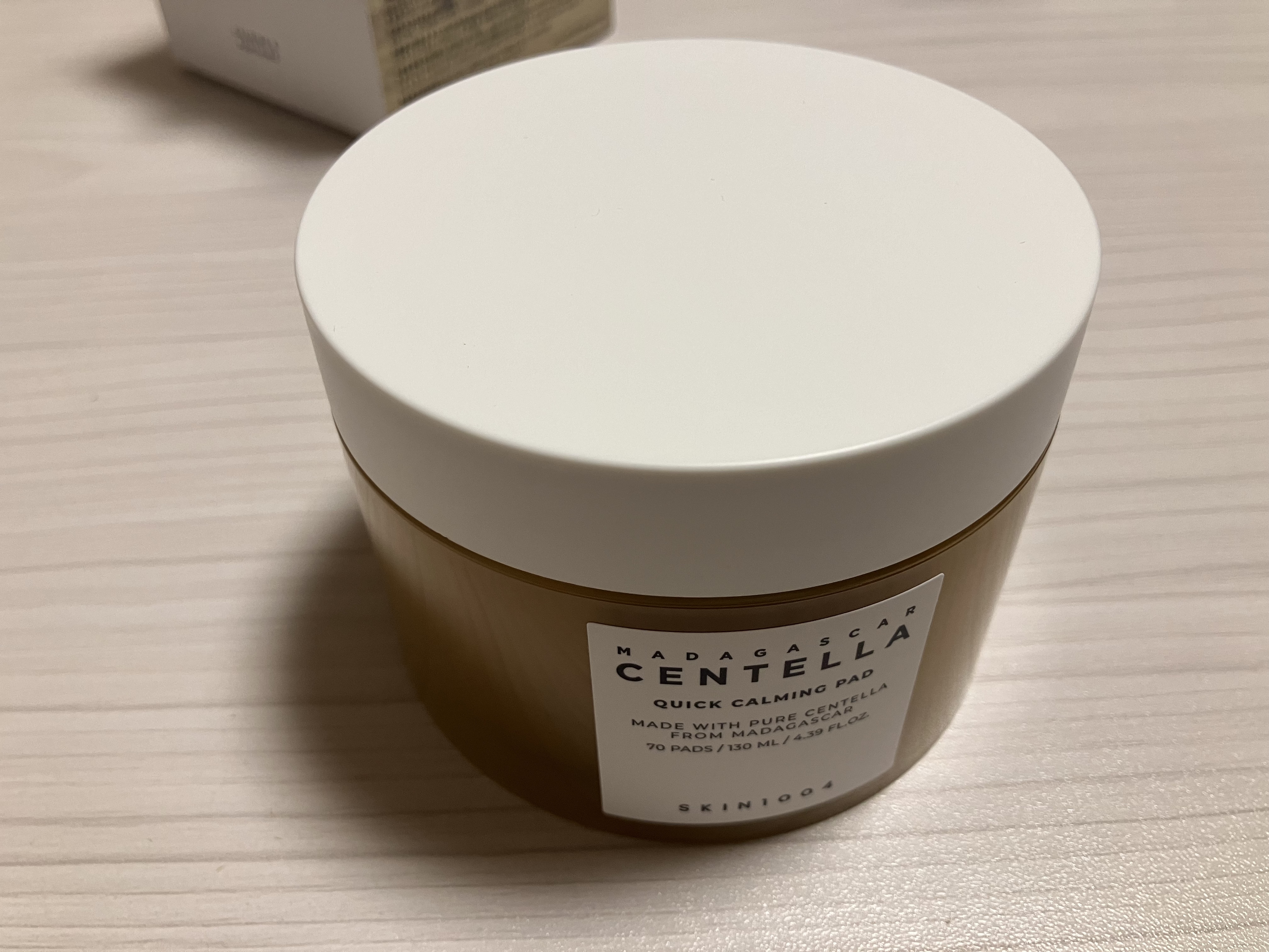 センテラ クイックカーミングパッド/SKIN1004/トナーパッドを使ったクチコミ（1枚目）