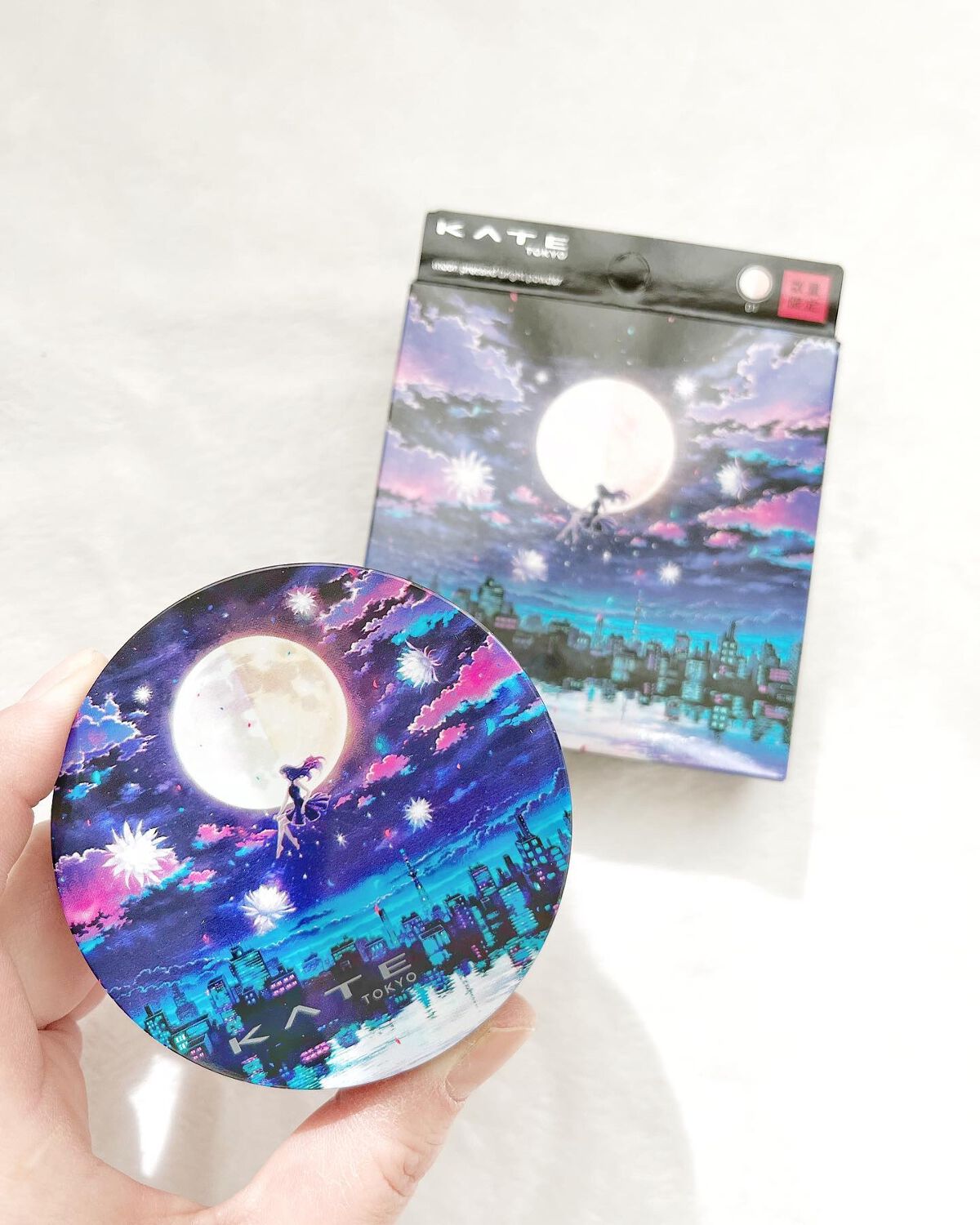 ムーンプレストブライトパウダー/KATE/プレストパウダーを使ったクチコミ（1枚目）