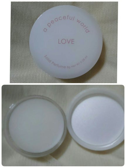 LOVE ソリッドパフューム/a peaceful world/練り香水を使ったクチコミ(3枚目)