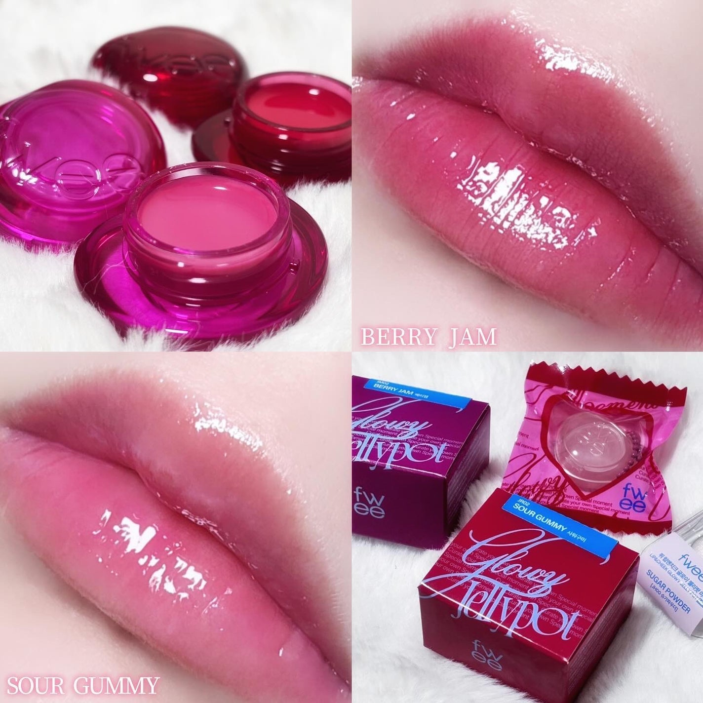 フィー リップアンドチーク グローイジェリーポット/fwee/リップグロスを使ったクチコミ(2枚目)