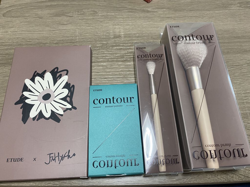 コントゥアパウダー フェイスブラシ/ETUDE/メイクブラシを使ったクチコミ（1枚目）