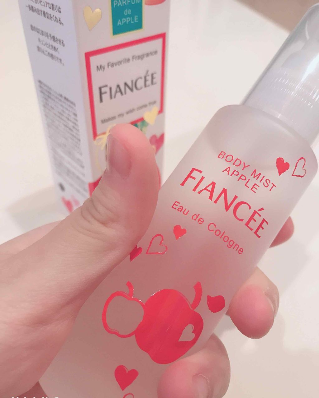 ボディミスト 恋りんごの香り/フィアンセ/香水(レディース)を使ったクチコミ（2枚目）