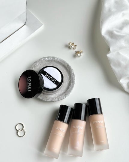 SIXPLUS スムージング フローレス リキッドファンデーション/SIXPLUS/リキッドファンデーションを使ったクチコミ(3枚目)