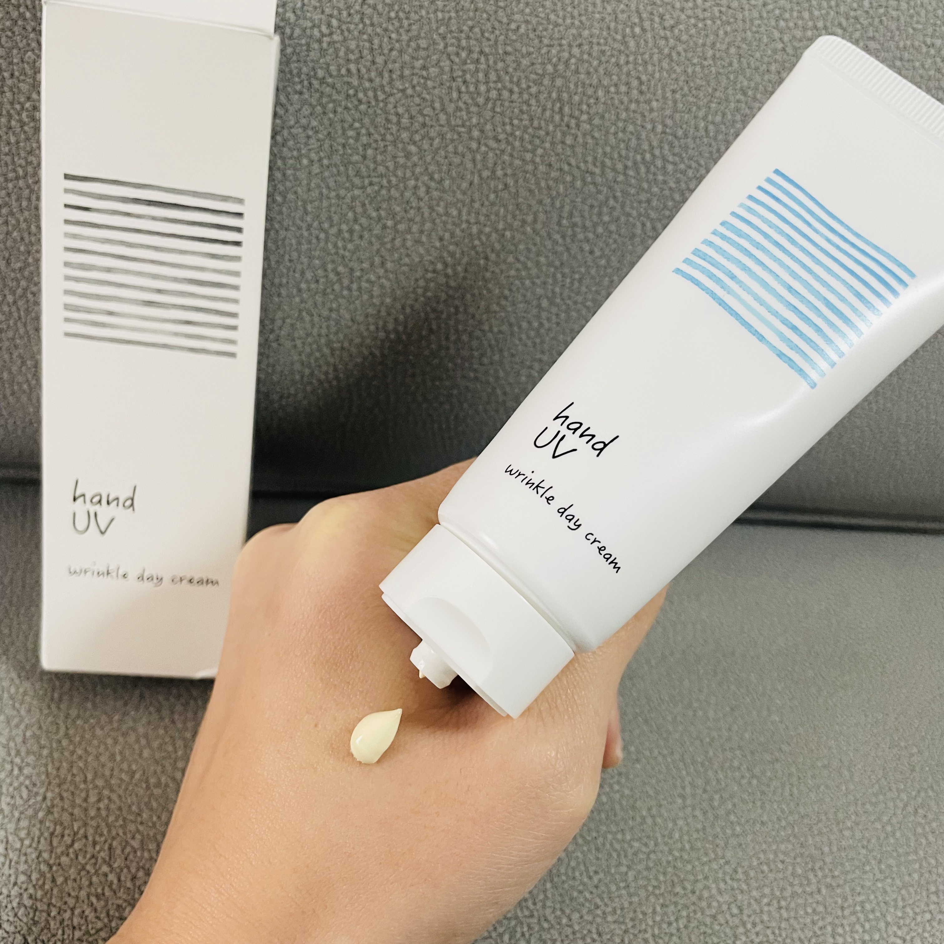 ハンド UV リンクルデイクリーム W/ナリスアップ/ハンドクリームを使ったクチコミ（2枚目）