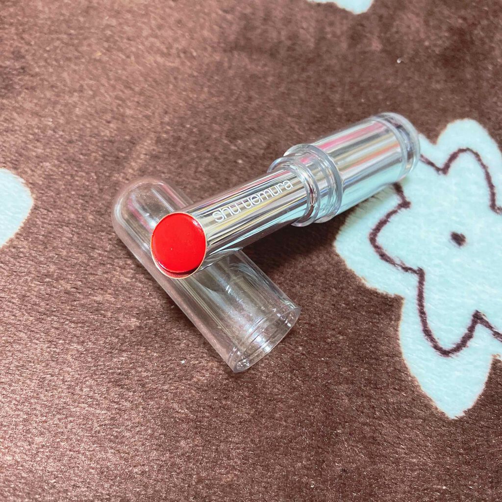 ルージュ アンリミテッド ラッカーシャイン/shu uemura/口紅を使ったクチコミ（2枚目）