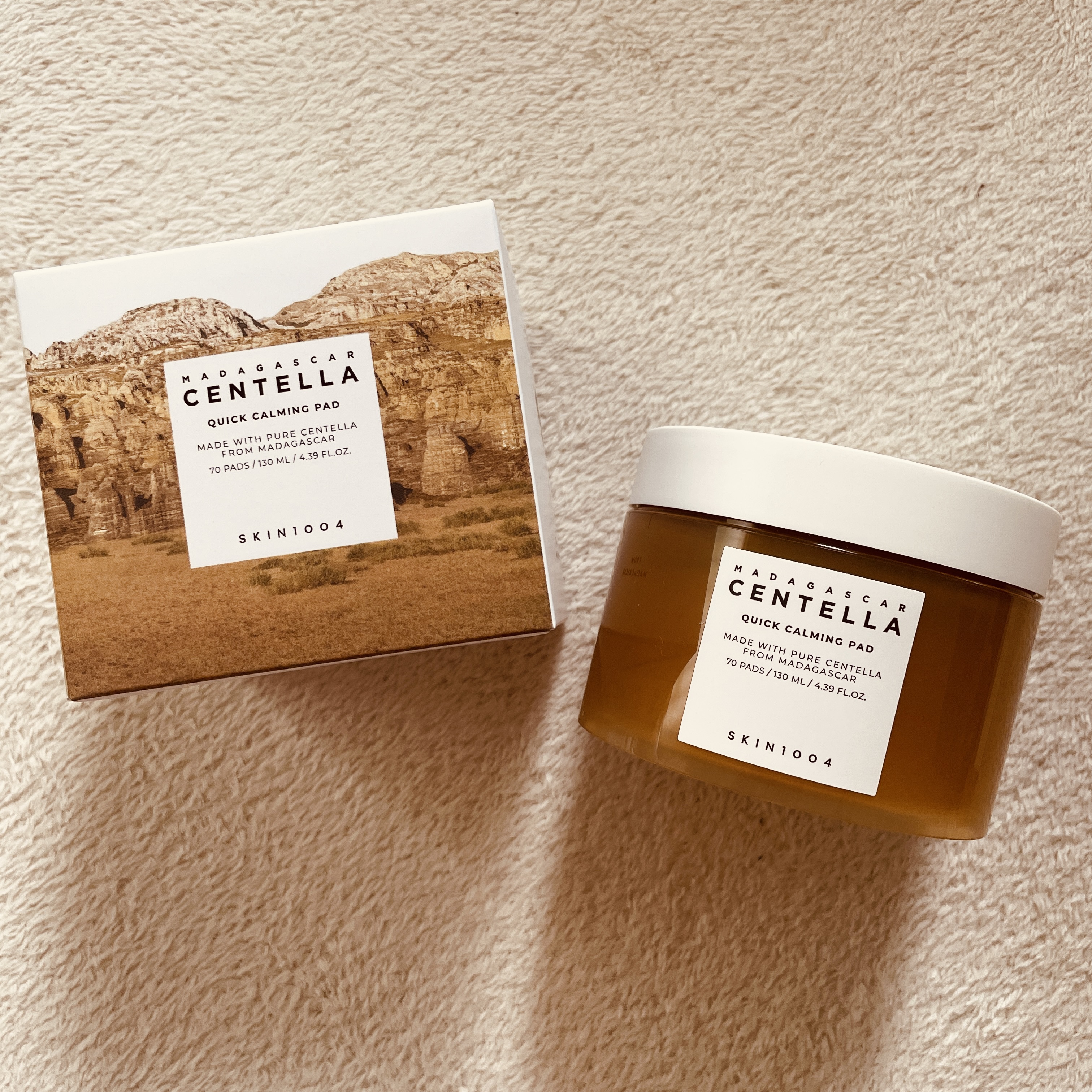 センテラ クイックカーミングパッド/SKIN1004/トナーパッドを使ったクチコミ（1枚目）