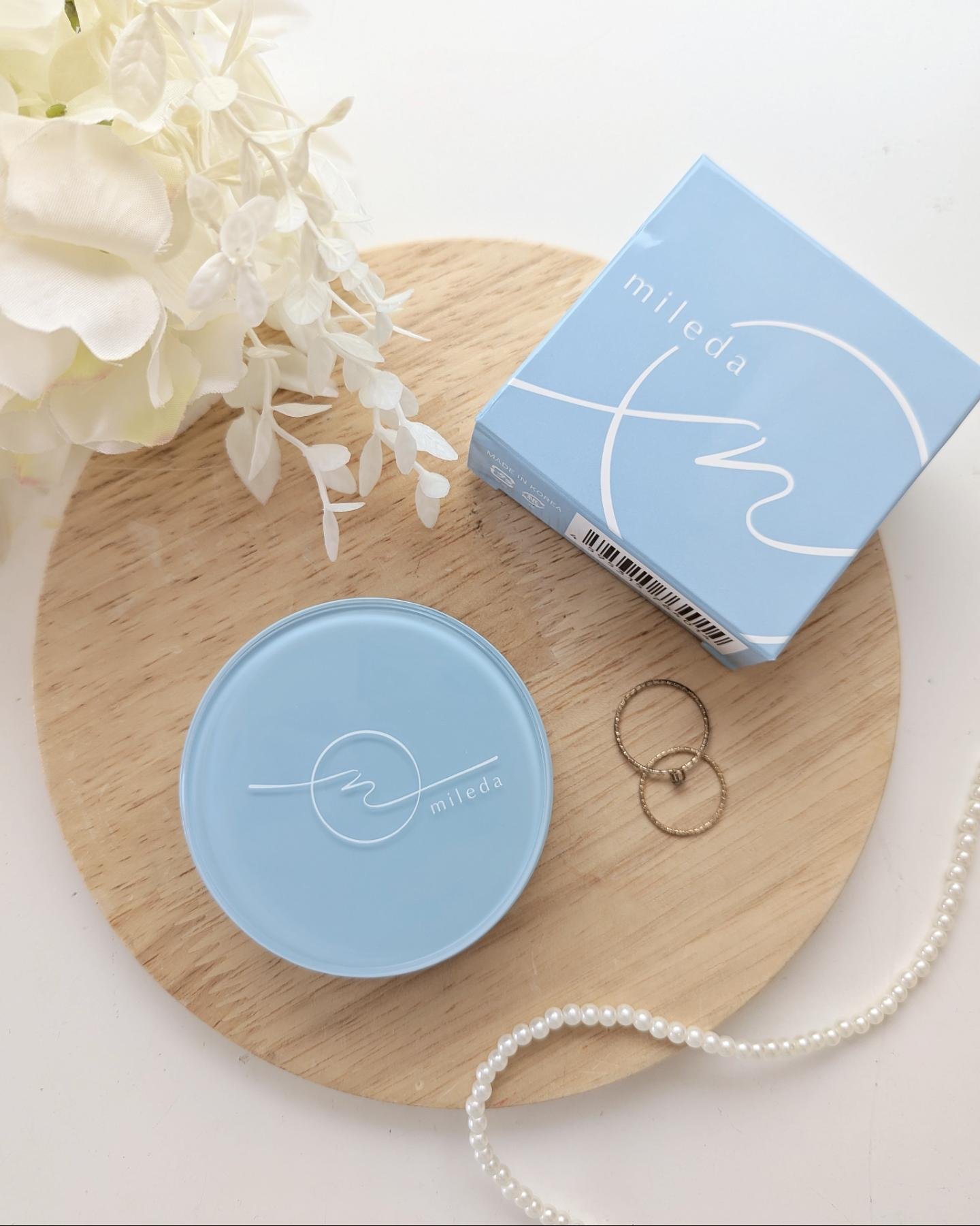 スムースフィットファンデーション ＃01 IVORY/mileda/パウダーファンデーションを使ったクチコミ（2枚目）