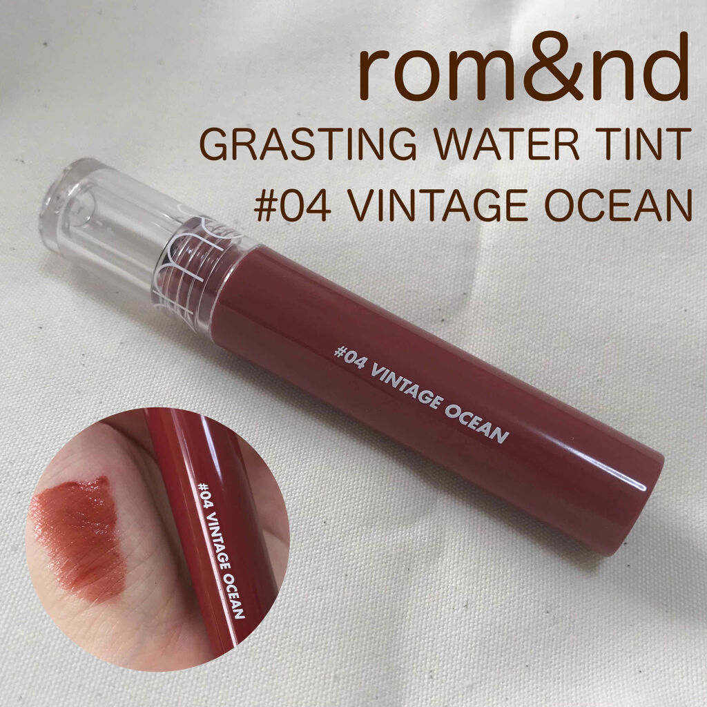 グラスティングウォーターティント/rom&nd/リップティントを使ったクチコミ（1枚目）