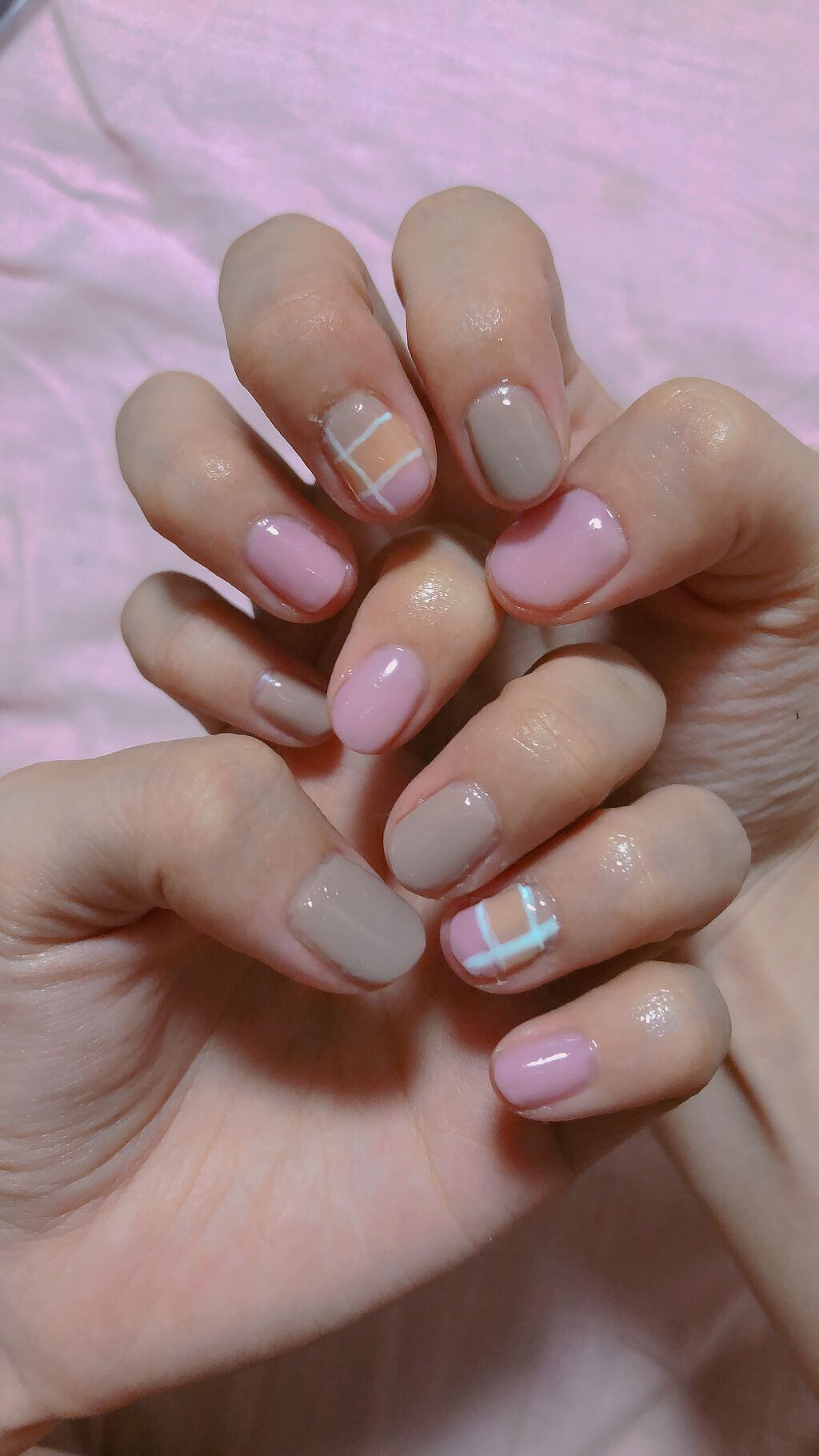 ちなみん。 on LIPS 「爪が伸びてきてしまったのでネイルもチェンジだーっ秋がもうすぐや..」(2枚目)