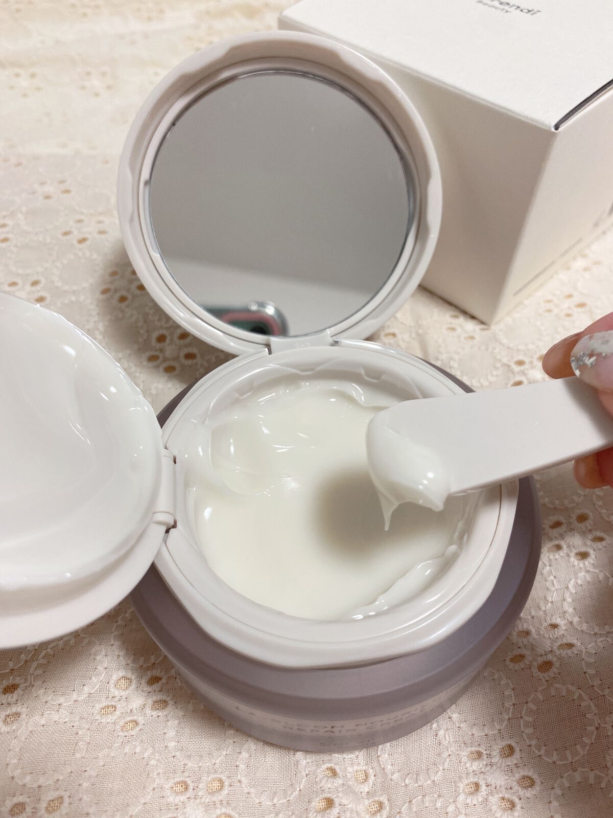 LA-BLOOM NOURISHING REPAIR CREAM/SERENDI BEAUTY/フェイスクリームを使ったクチコミ（2枚目）