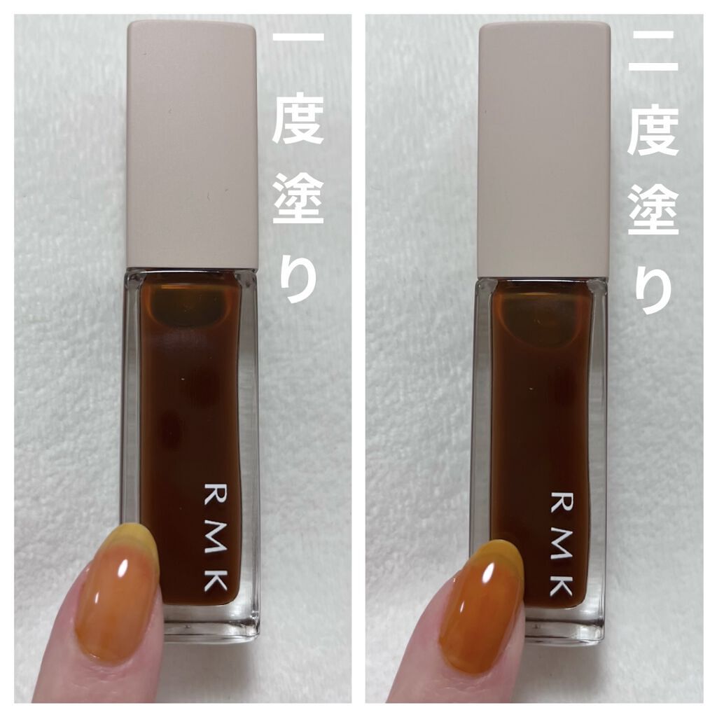 ネイルポリッシュ EX-48 アンバーグラス/RMK/マニキュアを使ったクチコミ（1枚目）