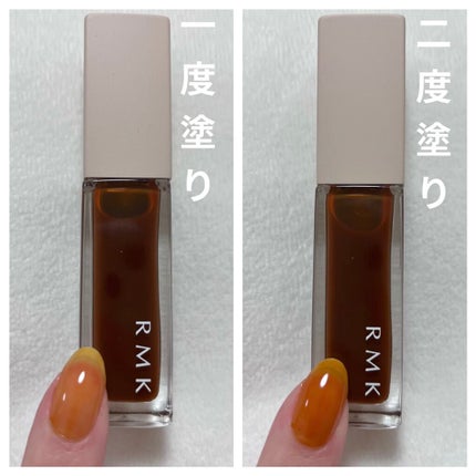 ネイルポリッシュ EX-48 アンバーグラス/RMK/マニキュアを使ったクチコミ(1枚目)