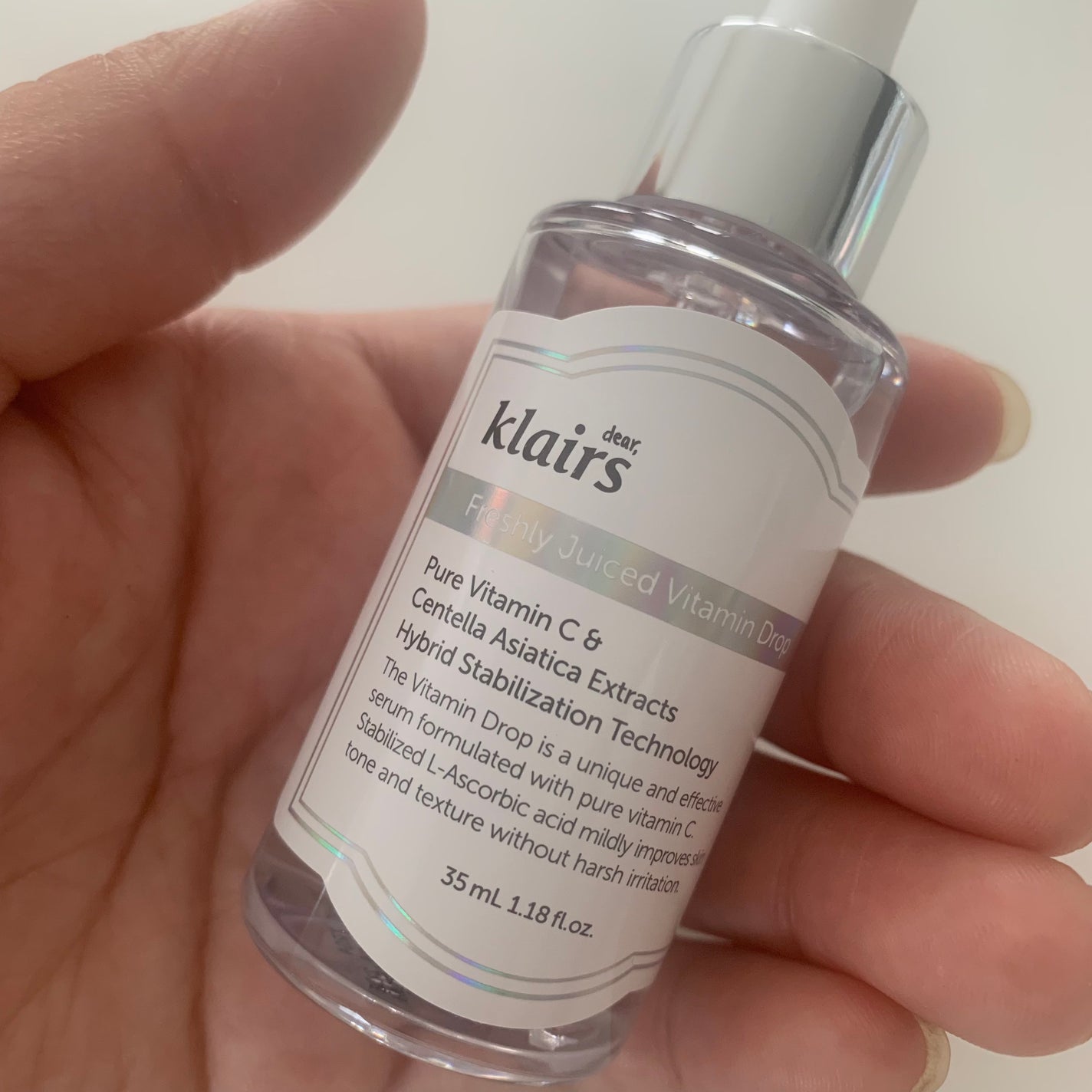 フレッシュリージュースドビタミンドロップ(35ml)/Klairs/美容液を使ったクチコミ(5枚目)