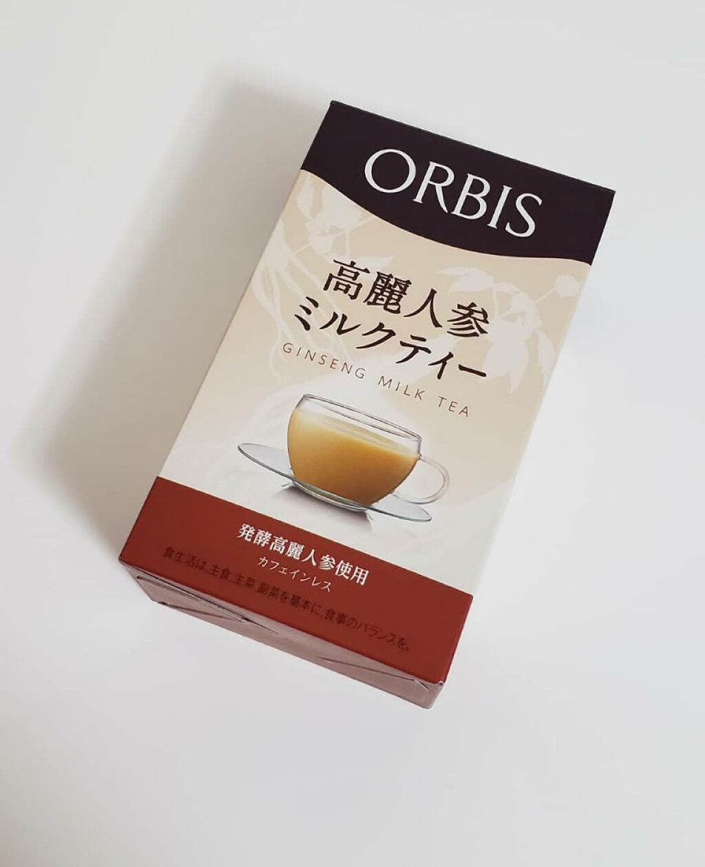 高麗人参ミルクティー/オルビス/ドリンクを使ったクチコミ(1枚目)