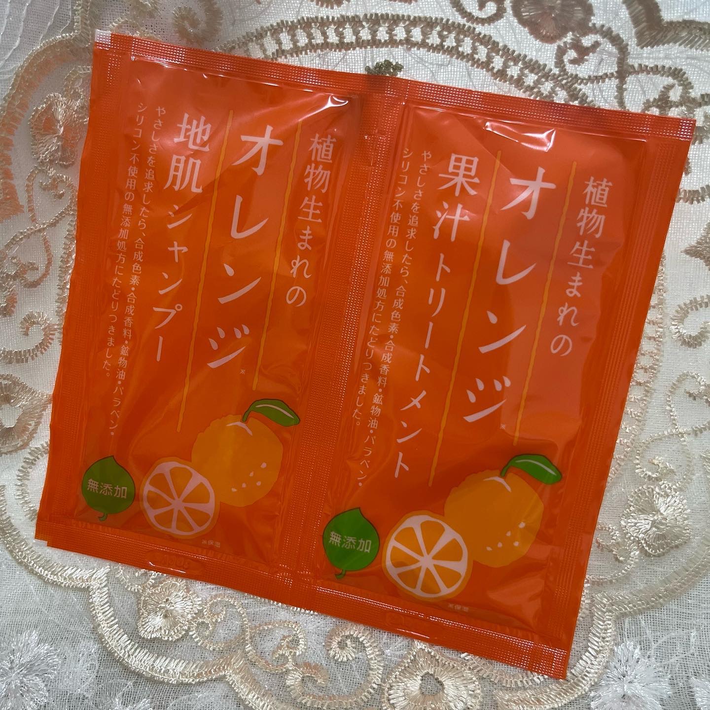 植物生まれのオレンジ地肌シャンプーS／オレンジ果汁トリートメントN/石澤研究所/市販シャンプーを使ったクチコミ（1枚目）