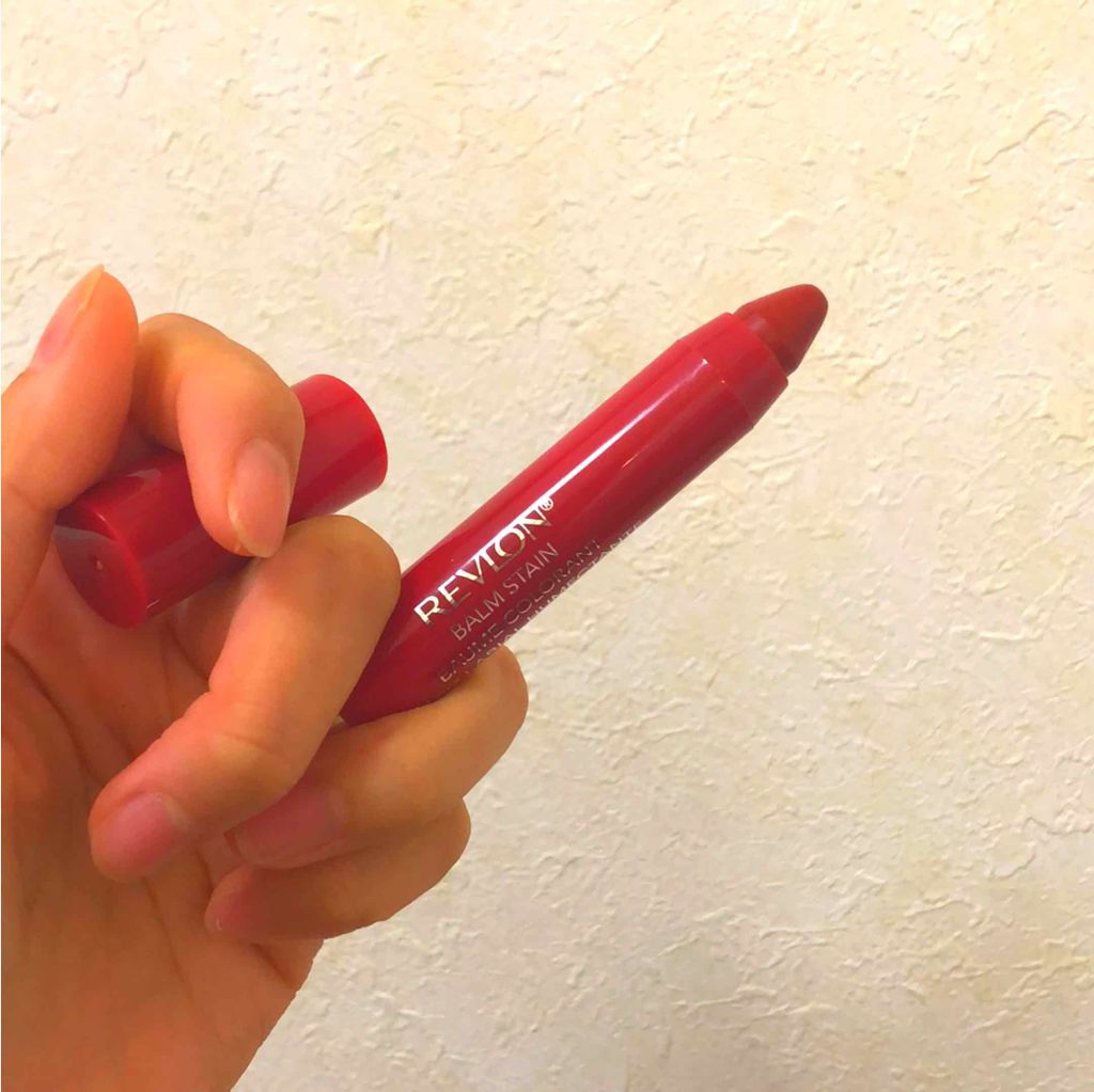 バーム ステイン 045 ロマンティック/REVLON/口紅を使ったクチコミ（1枚目）
