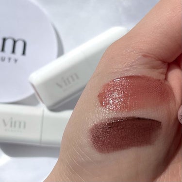 my confidence lip souffle matte  cacao 70% brown（カカオ70％ブラウン）/vim BEAUTY/口紅を使ったクチコミ（1枚目）