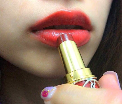 ルージュ ヴォリュプテ シャイン/YVES SAINT LAURENT BEAUTE/口紅を使ったクチコミ(3枚目)
