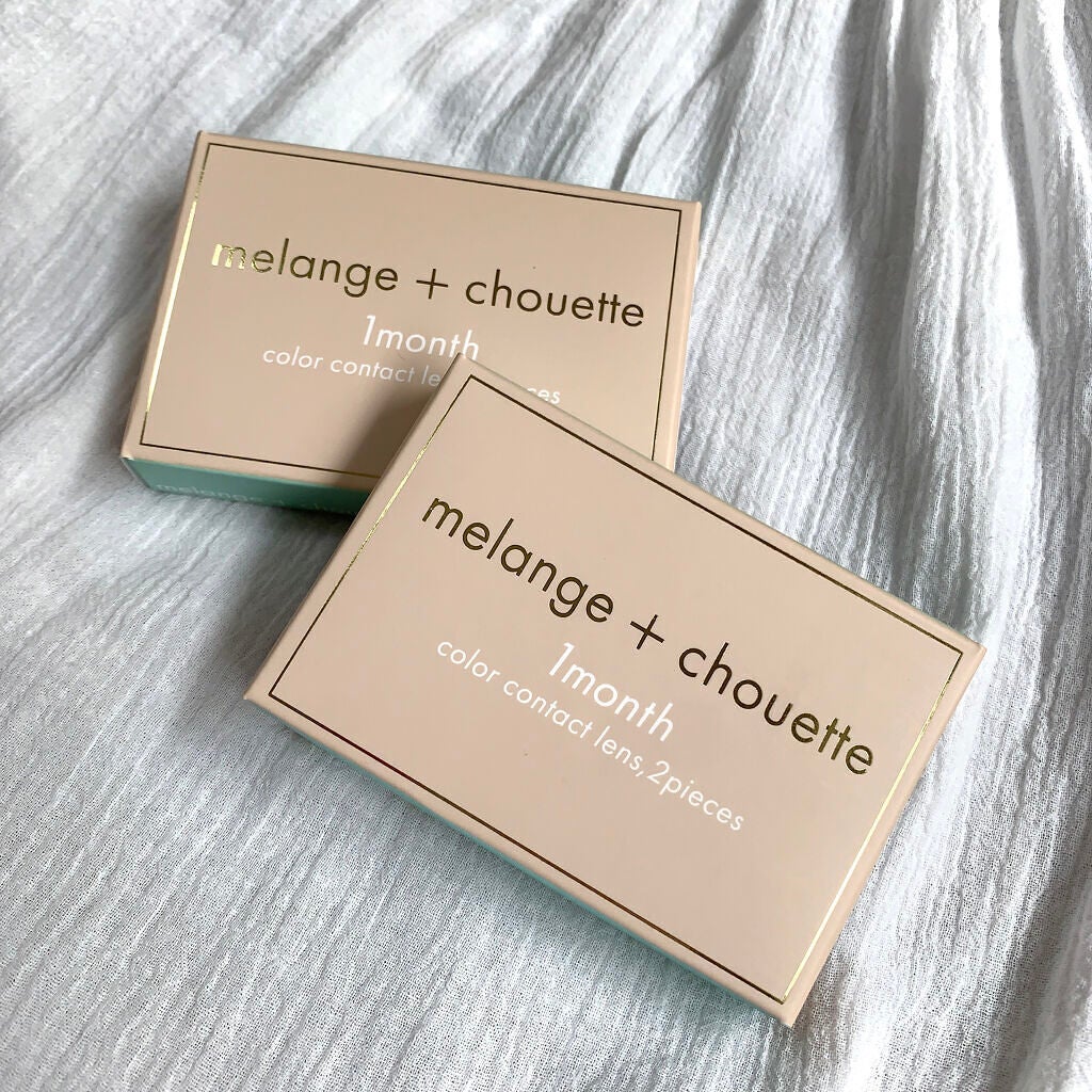 melange+chouette 1month/melange+chouette/1ヶ月(1MONTH)カラコンを使ったクチコミ(5枚目)