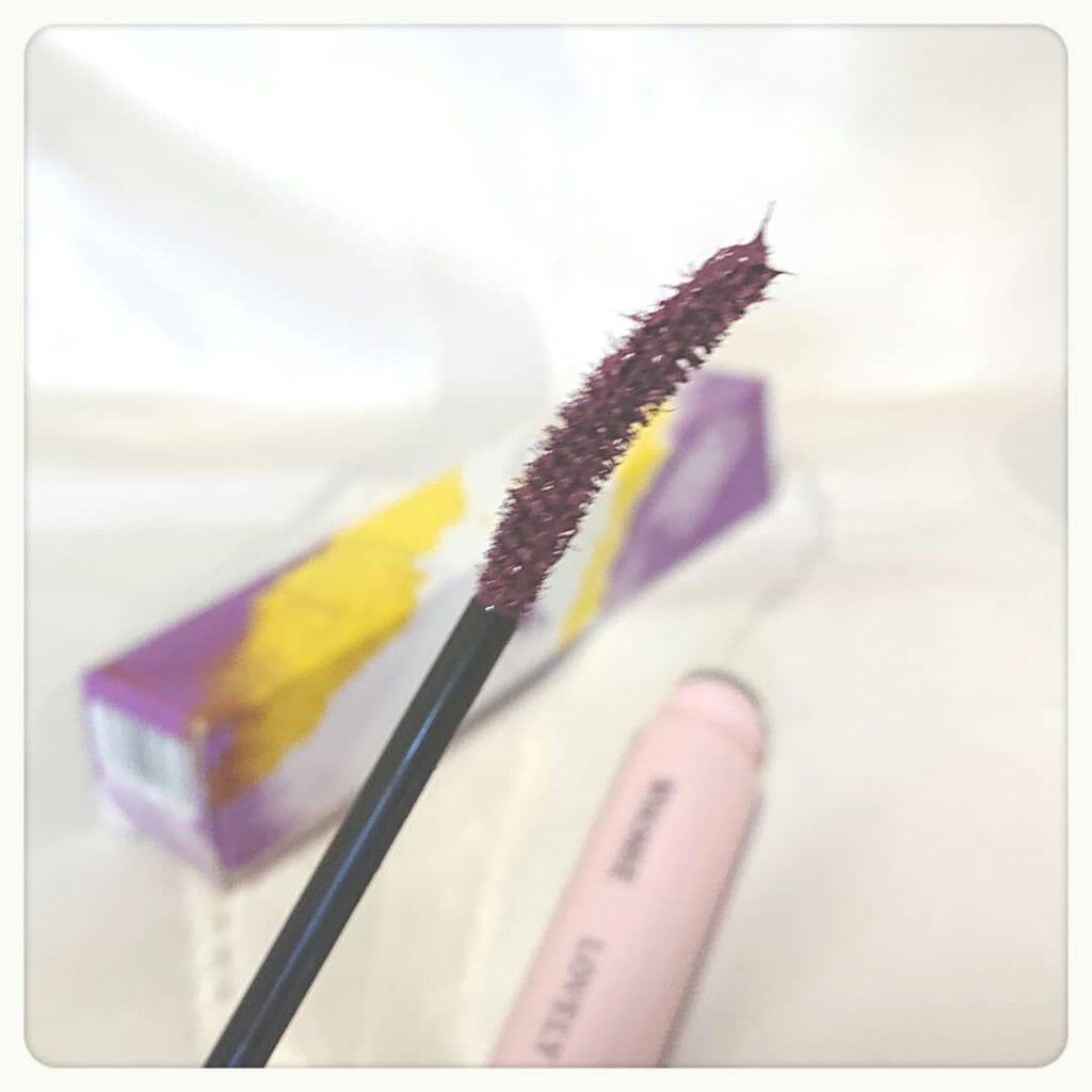 ロング＆カールマスカラ mauve purple/WHOMEE/マスカラを使ったクチコミ（2枚目）