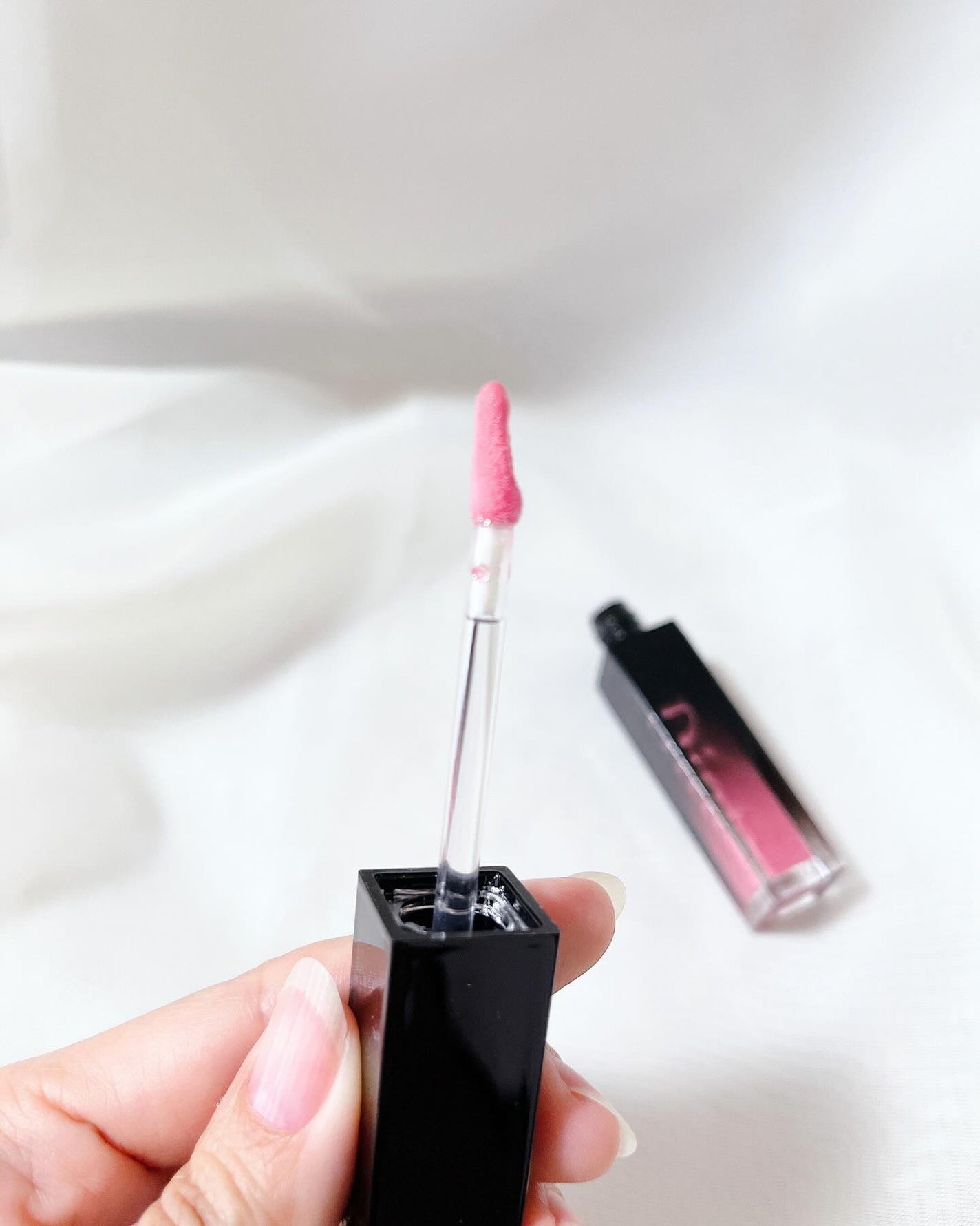 ボリュームパールキッスグロス/Dinto/リップグロスを使ったクチコミ(5枚目)