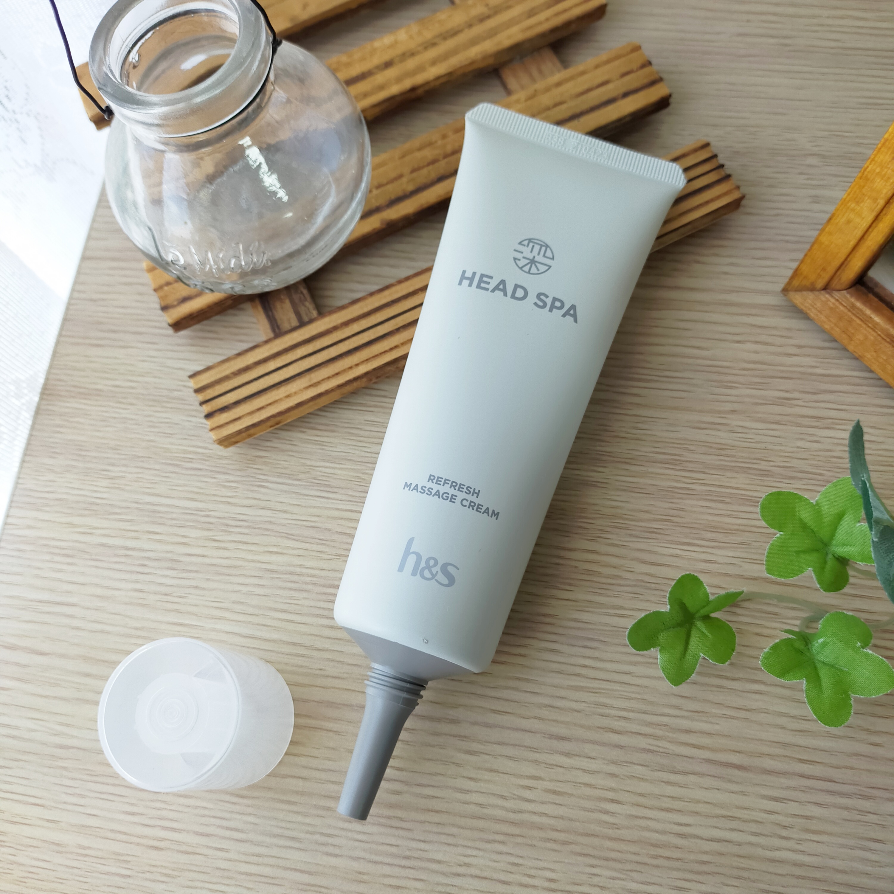 リフレッシュ マッサージクリーム/h&s/洗い流すヘアトリートメントを使ったクチコミ（1枚目）