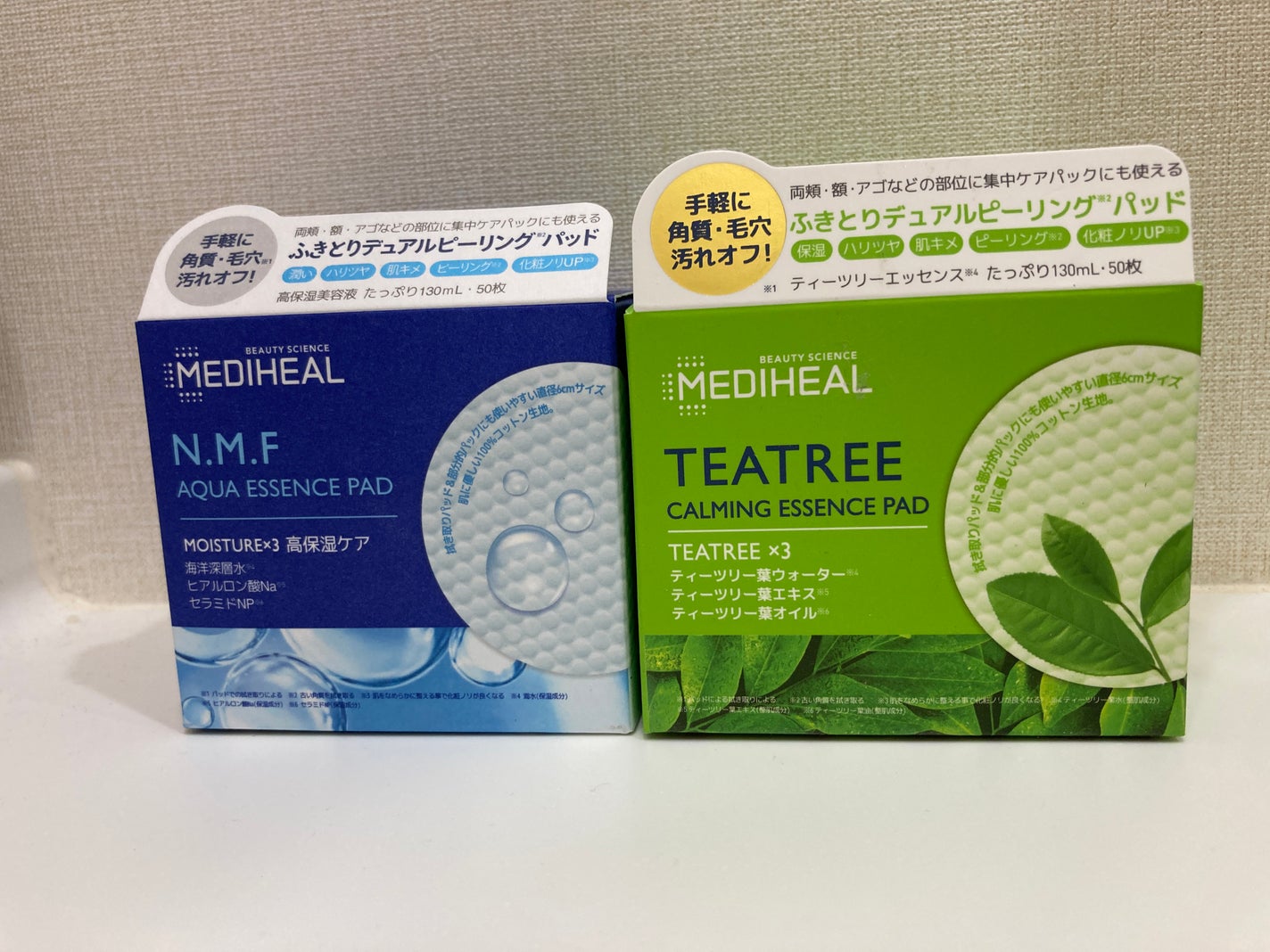 ティーツリーカーミングエッセンスパッド/MEDIHEAL/トナーパッドを使ったクチコミ(2枚目)