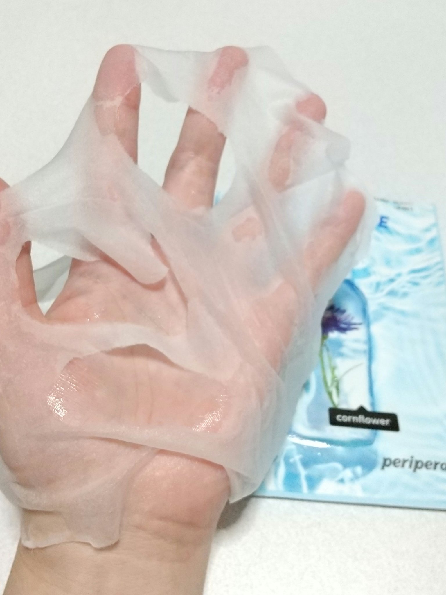 カーミング タイム マスク シート 02 CORNFLOWER SOOTHI/PERIPERA/シートマスク・パックを使ったクチコミ（2枚目）