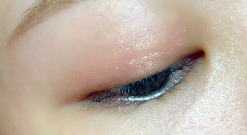 グロウ タッチ アイズ 06 煌桃 - KIRAMOMO/SUQQU/リキッドアイシャドウを使ったクチコミ（3枚目）