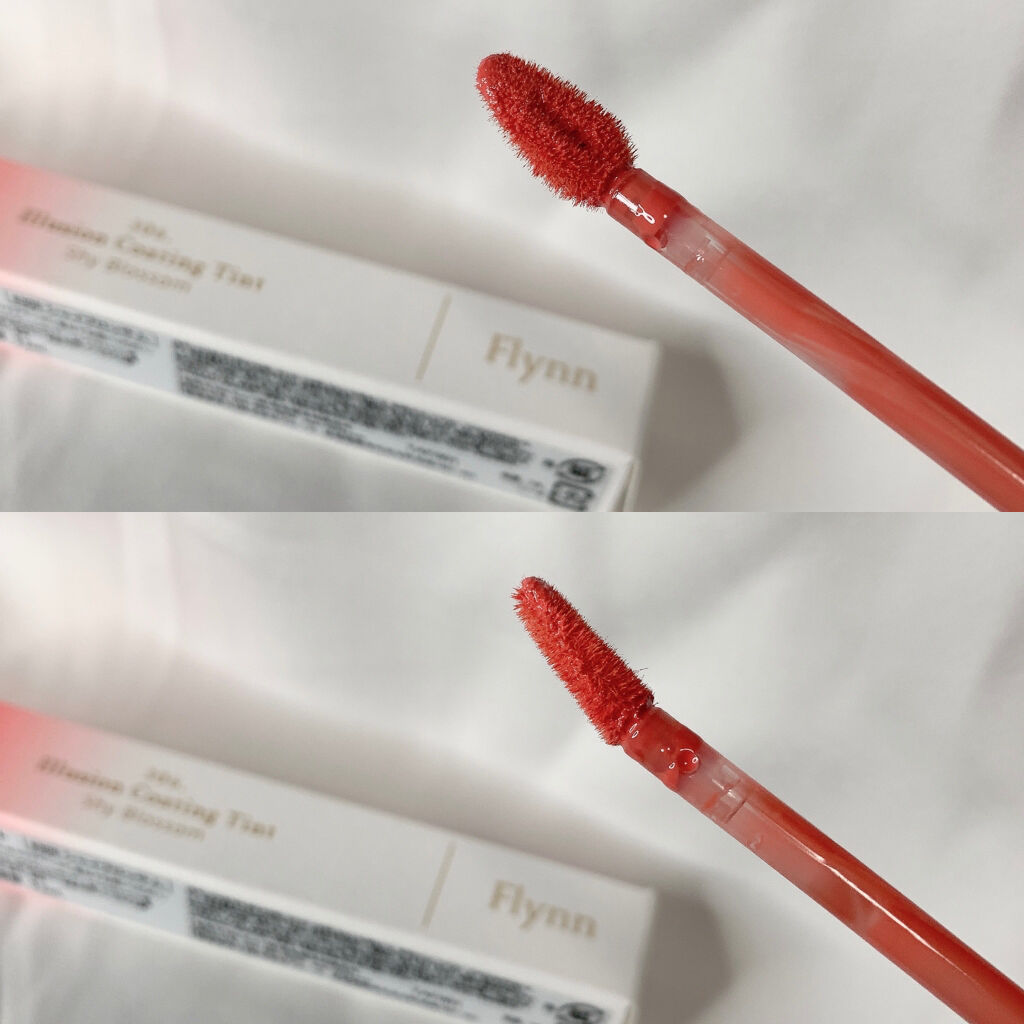 イリュージョンコーティングティント 306 SHY BLOSSOM/Flynn/リップティントを使ったクチコミ（3枚目）