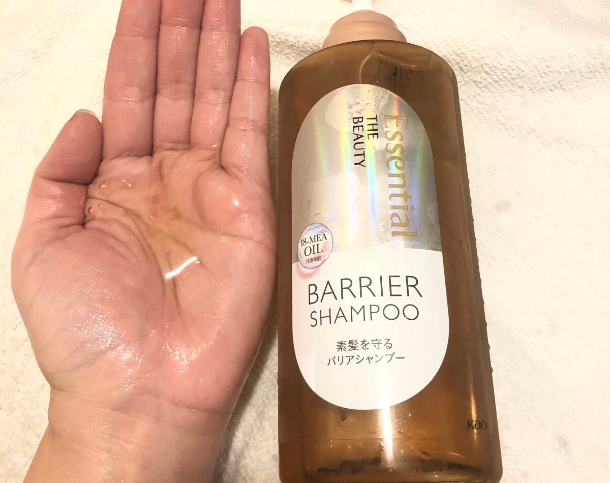 ザビューティ 髪のキメ美容素髪を守る バリアシャンプー/コンディショナー/エッセンシャル/シャンプー・コンディショナーを使ったクチコミ(3枚目)