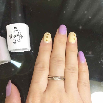 ウィークリージェル/HOMEI/ジェルネイルを使ったクチコミ(2枚目)