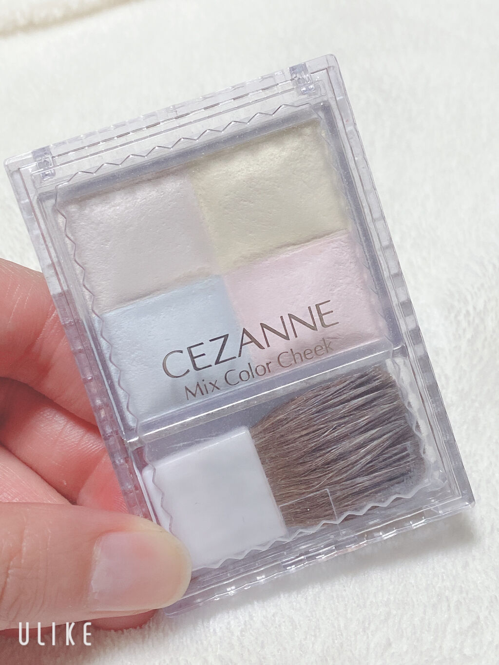 ミックスカラーチーク/CEZANNE/パウダーチークを使ったクチコミ（1枚目）