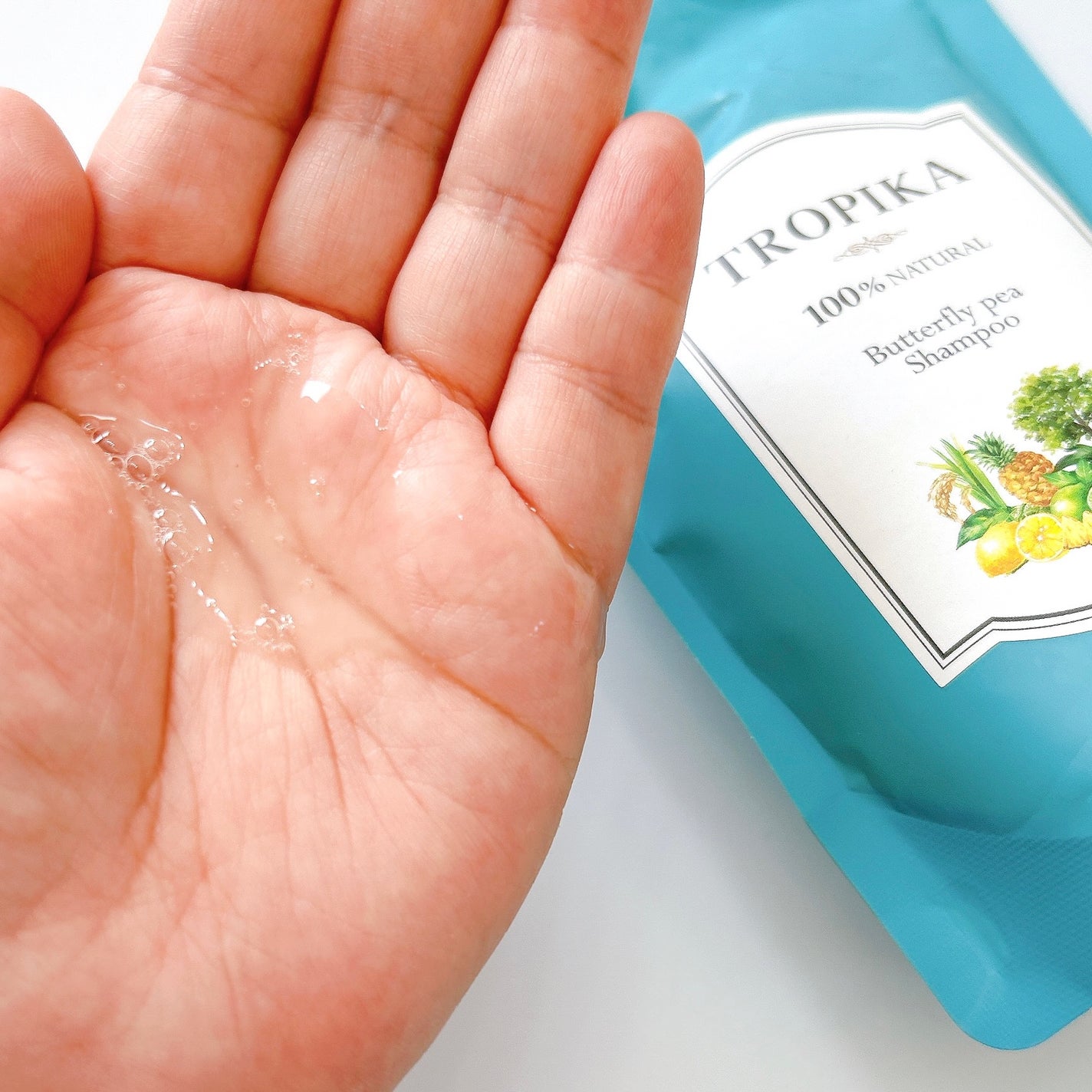 バタフライピーシャンプー/バタフライピーコンディショナー/TROPIKA/市販シャンプーを使ったクチコミ(2枚目)