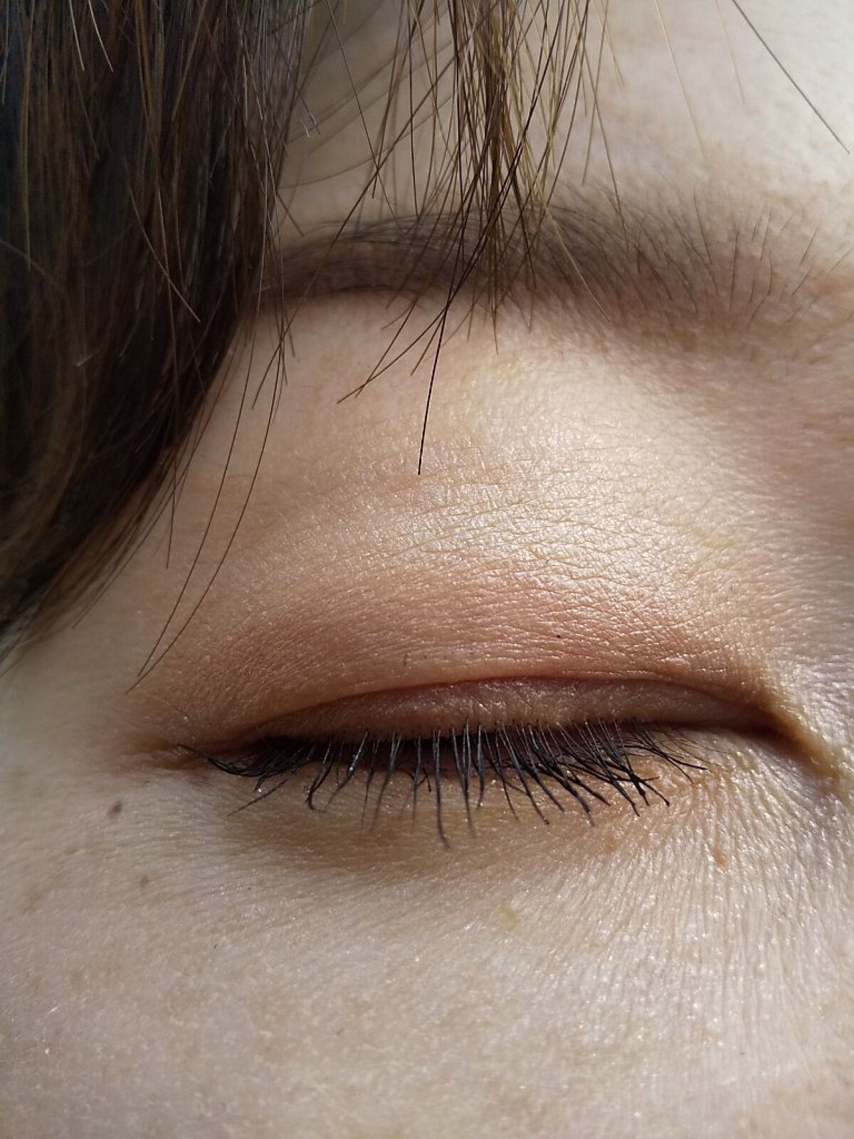 UR GLAM　POWDER EYESHADOW ライトベージュ/U R GLAM/単色アイシャドウを使ったクチコミ（1枚目）