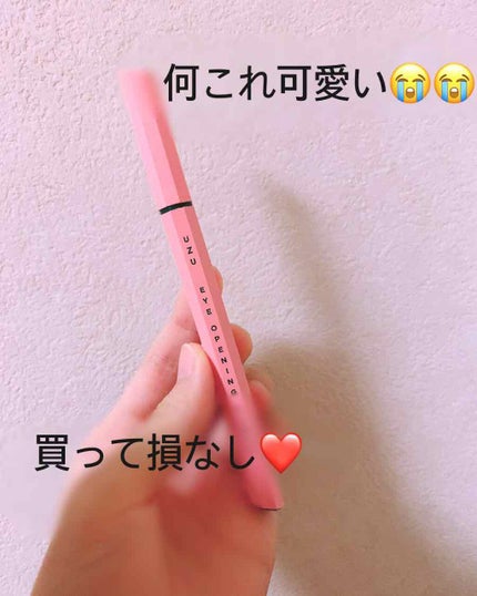 EYE OPENING LINER/UZU BY FLOWFUSHI/リキッドアイライナーを使ったクチコミ(1枚目)