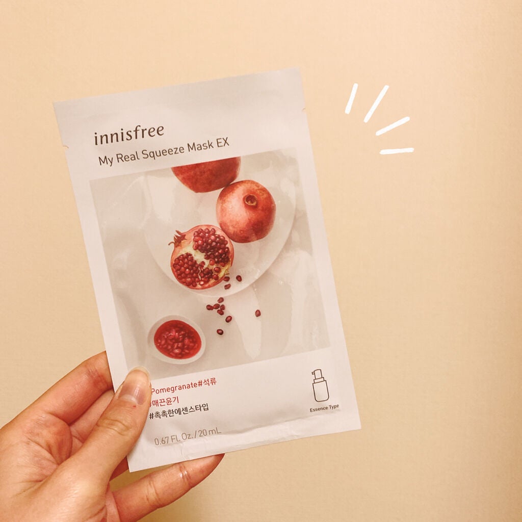 マイリアル スクイーズ マスクシート/innisfree/シートマスク・パックを使ったクチコミ(1枚目)