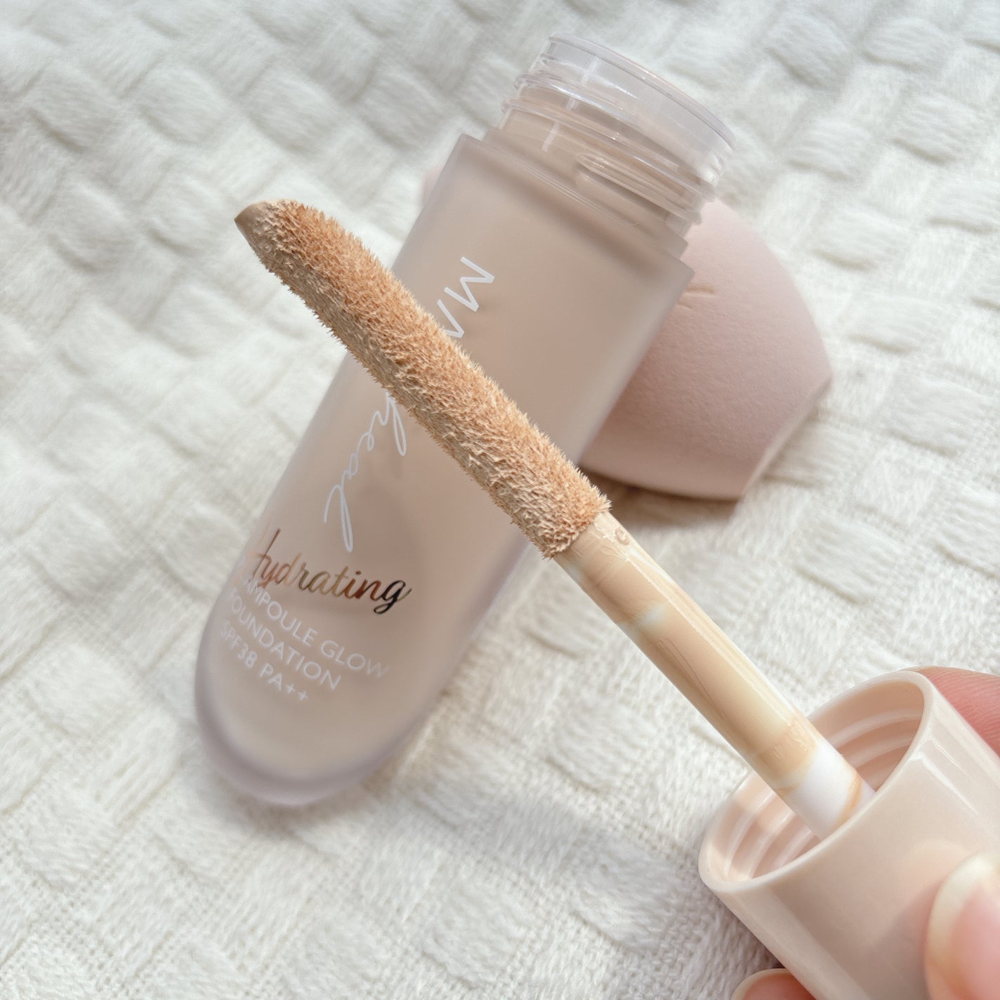 1.P.L AMPOULE GLOW FOUNDDATION/MAKEHEAL/リキッドファンデーションを使ったクチコミ(3枚目)