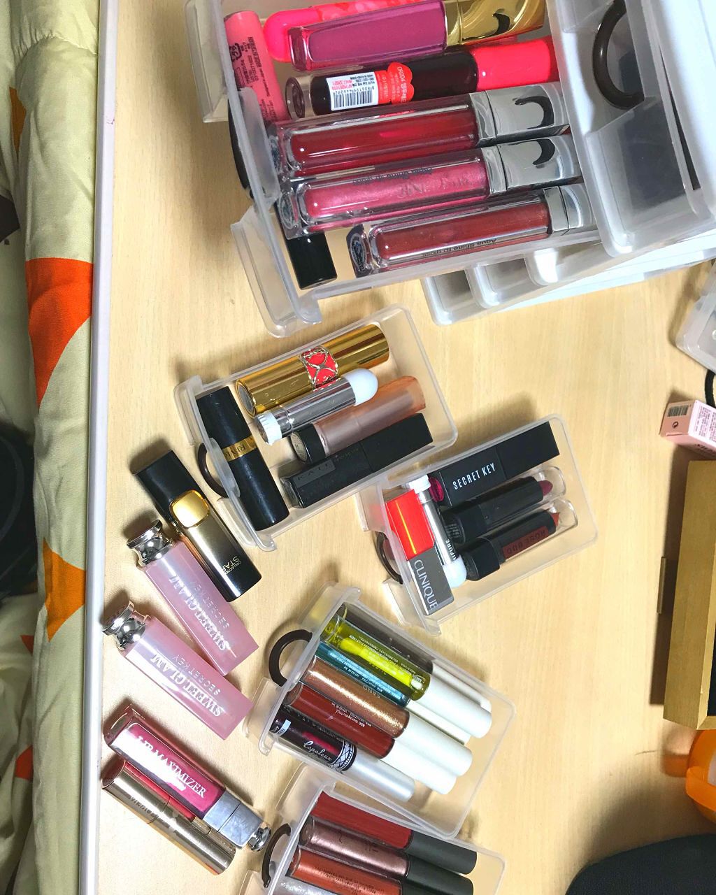 ルージュ ヴォリュプテ シャイン/YVES SAINT LAURENT BEAUTE/口紅を使ったクチコミ（1枚目）