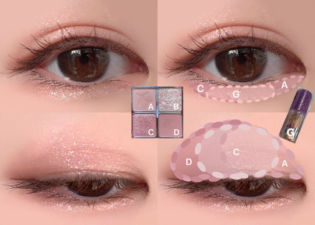 グリーミングアイグリッター/IBIM/グリッターを使ったクチコミ(6枚目)