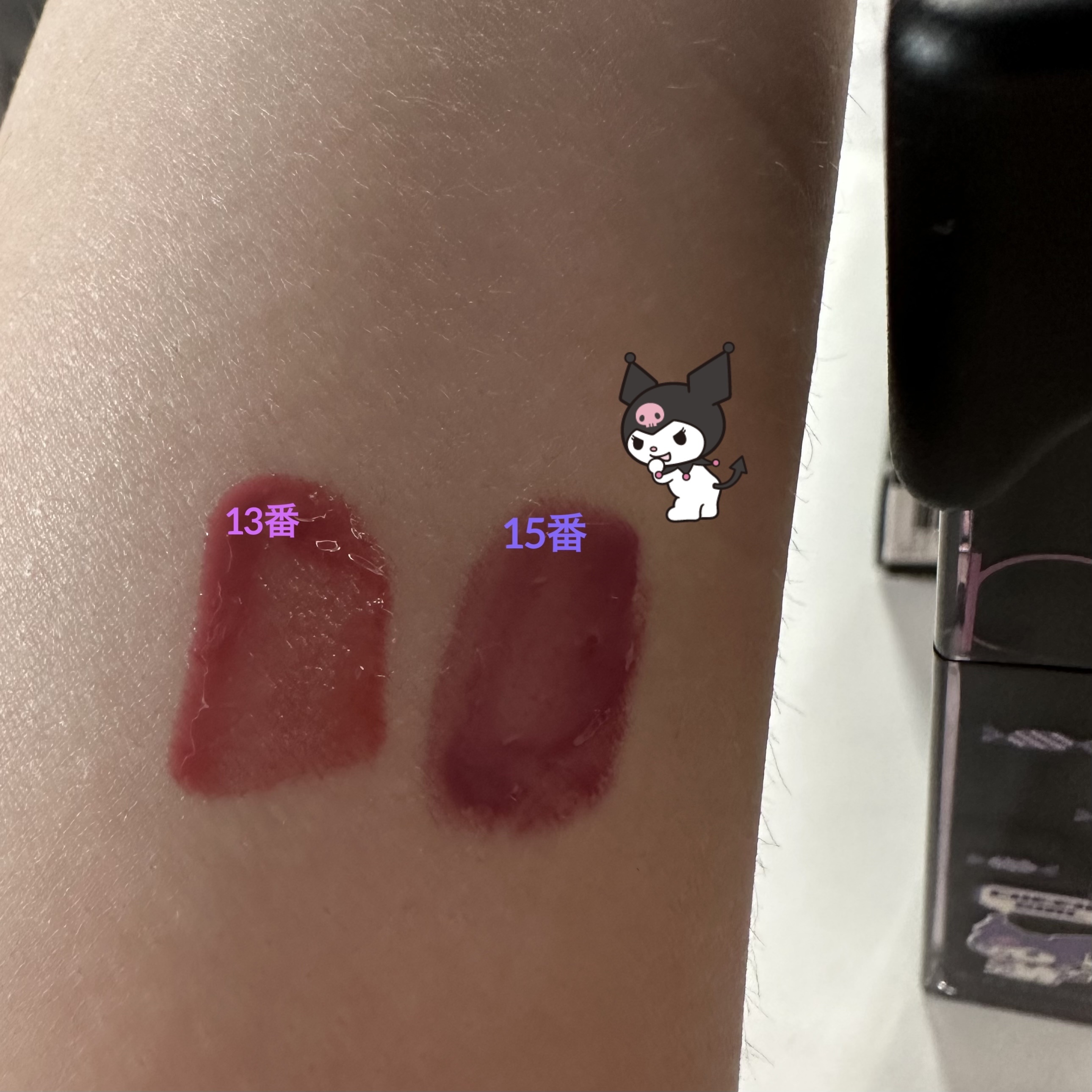 デュイフルウォーターティント/rom&nd/リップティントを使ったクチコミ（2枚目）