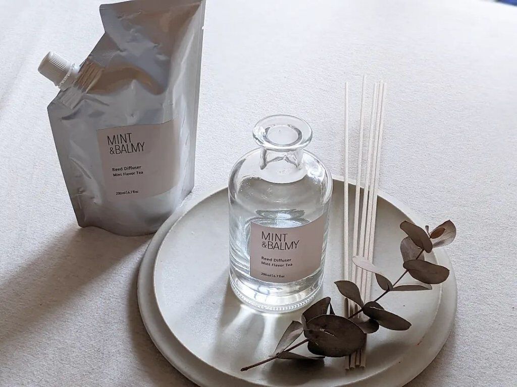 リードディフューザー/MINT&BALMY/ルームフレグランスを使ったクチコミ（2枚目）