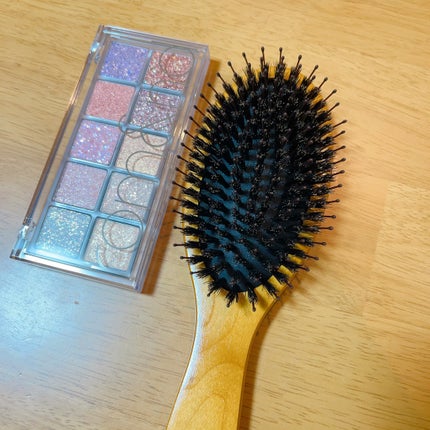 つやつや天然毛のミックスブラシ/マペペ/ヘアブラシを使ったクチコミ(2枚目)