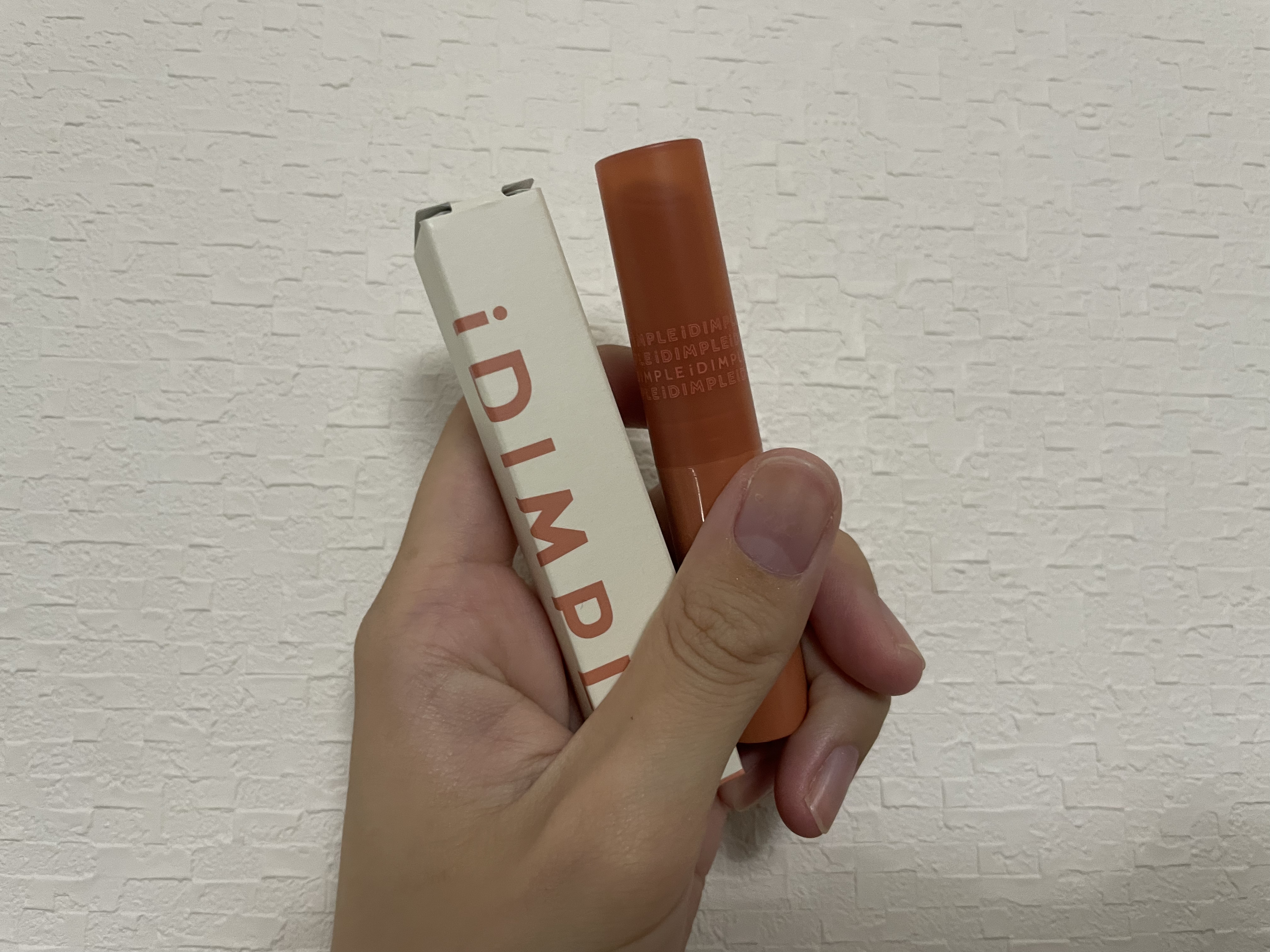 ティントマイスターリップ 04 アーモンドピーチ/iDIMPLE/リップティントを使ったクチコミ（1枚目）