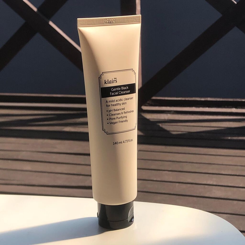 ジェントルブラックフェイシャルクレンザー(140ml)/Klairs/洗顔フォームを使ったクチコミ(5枚目)