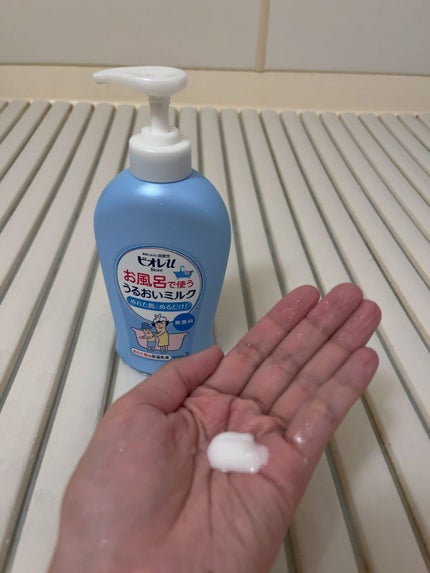 ビオレu お風呂で使う うるおいミルク 無香料のクチコミ「【使った商品】
  ビオレu  お風呂で使う うるおいミルク  無香料
【商品の特徴】
  お.....」(3枚目)