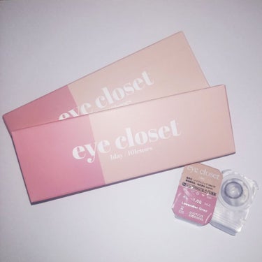 eye closet iDOL Series CANNA ROSE 1day ラベンダーグレー/EYE CLOSET/ワンデー（１DAY）カラコンを使ったクチコミ（2枚目）