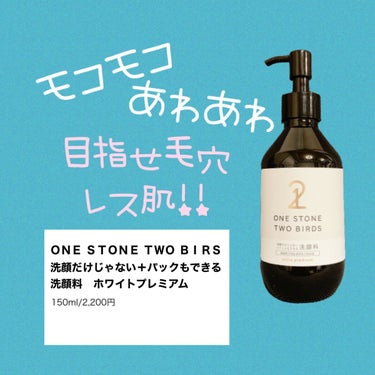 洗顔だけじゃない＋パックもできる洗顔料/ONE STONE TWO BIRDS/その他洗顔料を使ったクチコミ（1枚目）